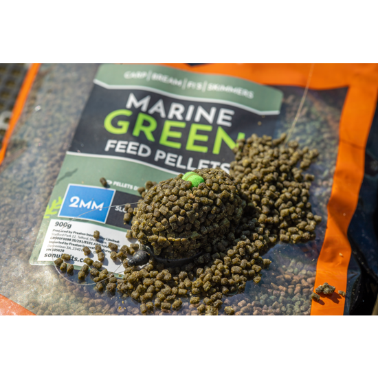 Pelete Sonubaits - Marine Green Feed Pellets 2mm 900g
